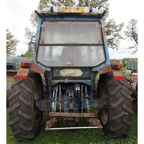 1419 - Ford 7610 tractor 4WD with column change and dual power. Showing 6950 hours. Reg. B752 TFC. V5 and p... 