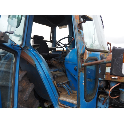 1419 - Ford 7610 tractor 4WD with column change and dual power. Showing 6950 hours. Reg. B752 TFC. V5 and p... 