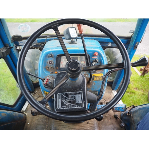 1419 - Ford 7610 tractor 4WD with column change and dual power. Showing 6950 hours. Reg. B752 TFC. V5 and p... 