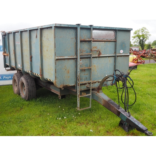 1424 - Salop tandem axle 10 ton grain trailer