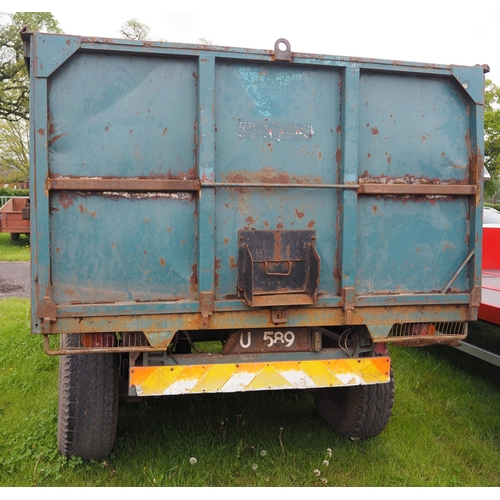 1424 - Salop tandem axle 10 ton grain trailer