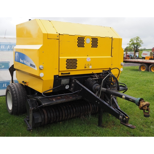 1433 - New Holland BR6090 round baler in working order. 2009. Bale count 10,000. Control box in office