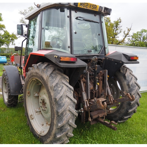 1434 - Massey Ferguson 6130 Dynashift tractor. Showing 4537 hours. Reg. M62 XSR. Keys in office