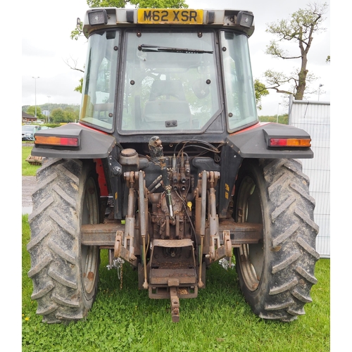 1434 - Massey Ferguson 6130 Dynashift tractor. Showing 4537 hours. Reg. M62 XSR. Keys in office