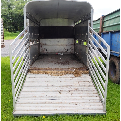 1444 - Ifor Williams 12ft stock trailer