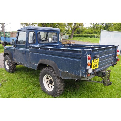 1438 - Land Rover Defender 110 LWB. Runs and drives. Fitted with galvanised chassis, new shocks and springs... 