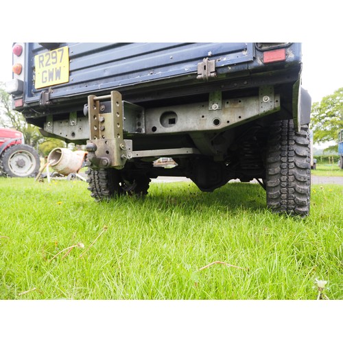 1438 - Land Rover Defender 110 LWB. Runs and drives. Fitted with galvanised chassis, new shocks and springs... 