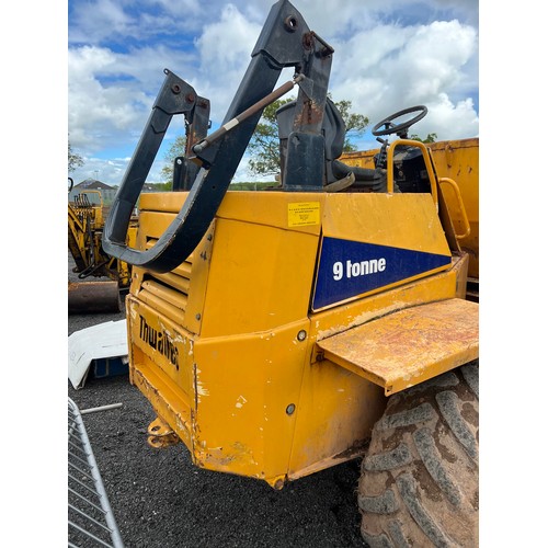 1598A - Thwaites 9 ton dumper. Key in office