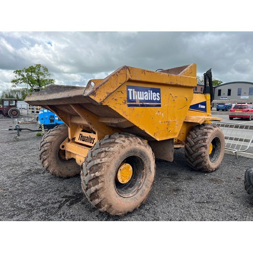 1598A - Thwaites 9 ton dumper. Key in office