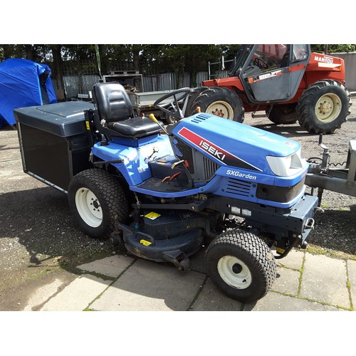 1678 - Iseki SX garden ride-on lawn mower, diesel engine