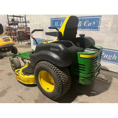 733A - John Deere Z645 Zero Turn rotary mower. 700 hours recorded. Ex-council