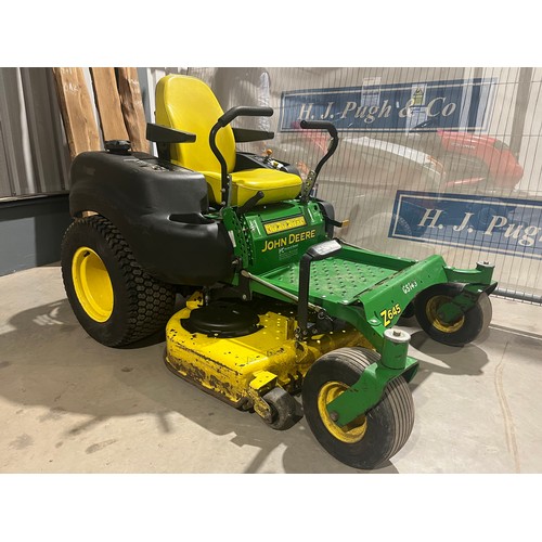 733A - John Deere Z645 Zero Turn rotary mower. 700 hours recorded. Ex-council