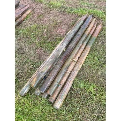 1263 - Fencing posts 5ft-10