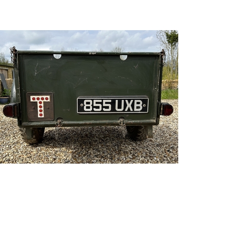 250 - Brockhouse trailer. Rare original example. 1952/53. Good condition, D rear lights, T sign