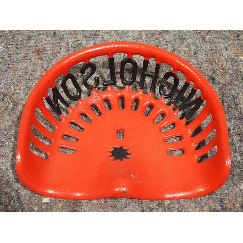 72 - Cast iron seat - Nicholson