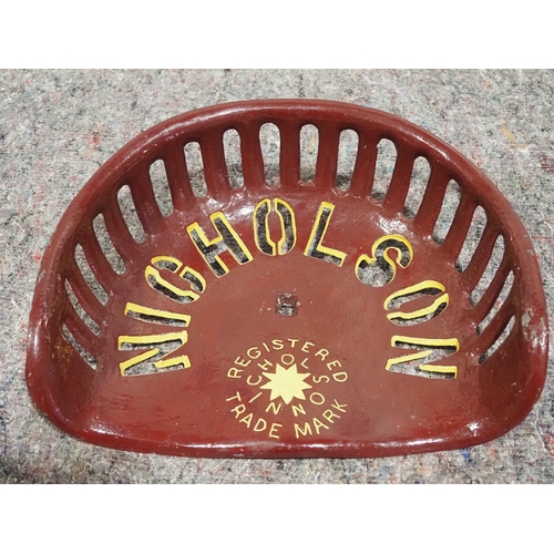 77 - Cast iron seat - Nicholson