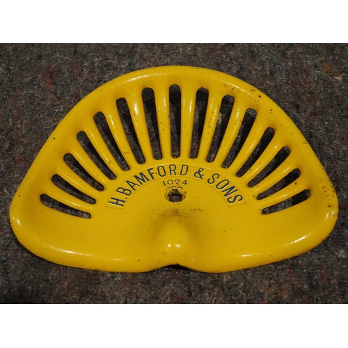 79 - Cast iron seat - H. Bamford & Sons, 1024