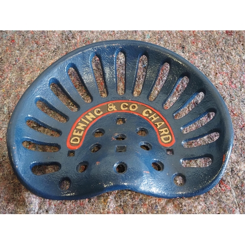 91 - Cast iron seat - Dening & Co Chard