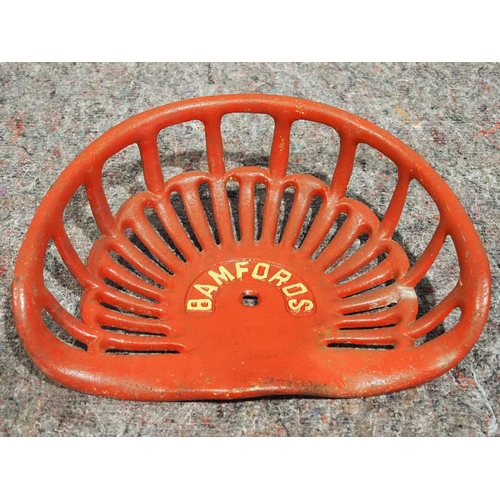 130 - Cast iron seat - Bamfords