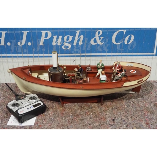 Remote control model steam boat 35
