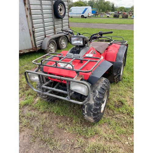 1680B - Honda Big X. 350cc.  Runs and rides. Fitted with reverse and 4wd. Key in office