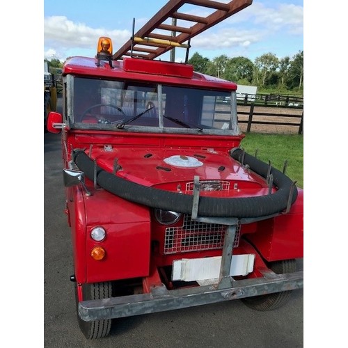 266 - Land Rover series 1 Fire tender, 1954.
Runs and drives, numerous parts fitted during renovation incl... 