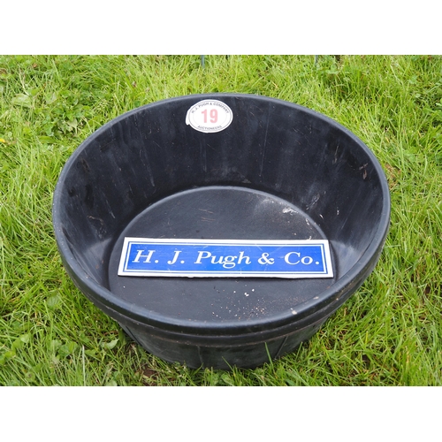 1734 - 60L Rubber tubs - 2