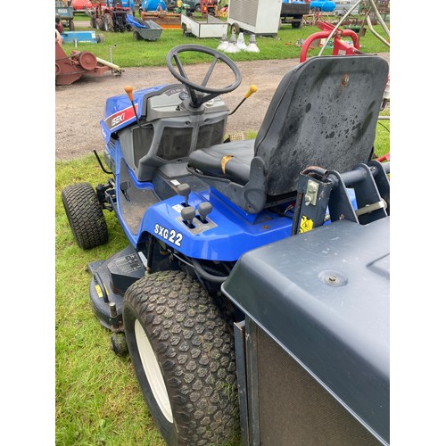 1678 - Iseki SX garden ride-on lawn mower, diesel engine