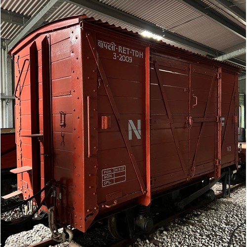 173 - 4 Wheel ex-RNAD Box Van built Cravens Railway Carriage and Wagon Company Limited fitted with twin-pi... 
