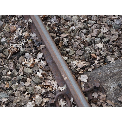 181 - Approximately 300m of  'plain line' 2ft gauge track, approximately 35lb/ yard. All British made stee... 