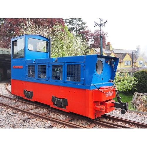 165 - Hunslet Diesel Locomotive 9349 of 1994 originally built as tunnelling contractors locomotive with th... 