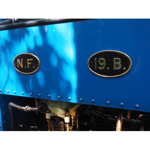 161 - The 19B Darjeeling ‘B’ Class locomotive. 1889. 
‘19B’ Sharp Stewart & Co, Glasgow engine number 3518... 