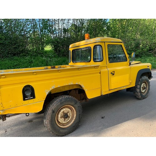 268 - Land Rover Defender 110. C Reg. No MOT, 2.5 naturally aspirated. Key in office