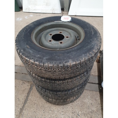 149 - BF Goodrich winter wheels and tyres, 205/80/16 - 4