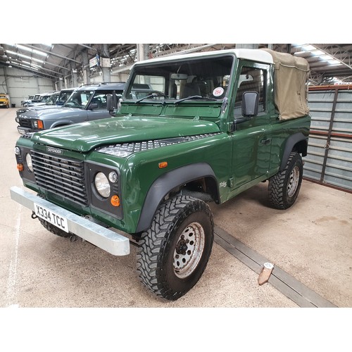 254 - Land Rover Defender 90 TD5. Rebuilt of a Richards galvanised chassis, medium duty springs and shocks... 