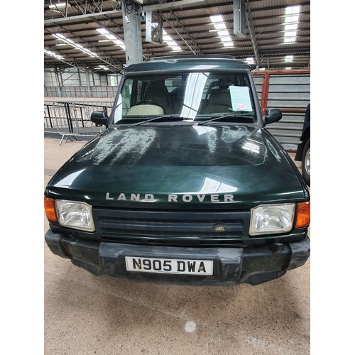 258 - Land Rover Discovery 300 TDI. 1996. Vin no. SALL JGM7TA 509075. Reg. N906 DWA. V5 and key in office