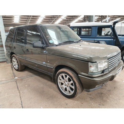 264 - Range Rover P38 V8 4.6 N Reg. Runs and drives. No MOT, SRS light on dash. Reg. N911 YJA. V5 and key ... 