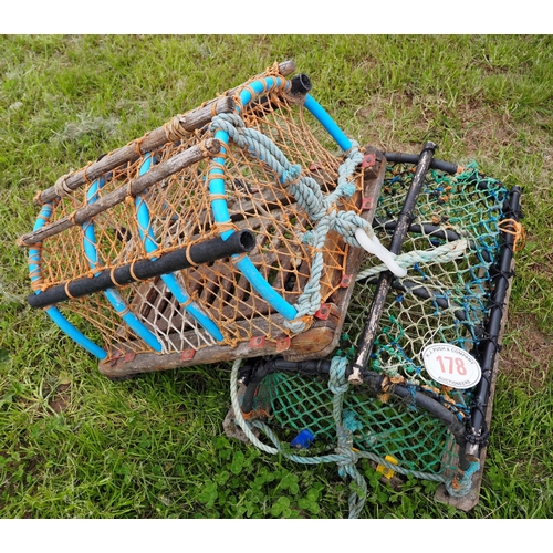 178 - Vintage lobster pots 2ft - 2