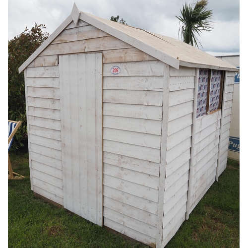 209 - Forest treated garden shed 8 x 6ft