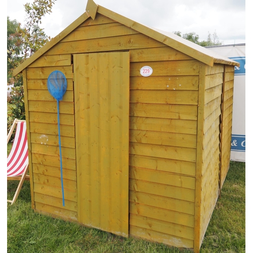 229 - Forest treated garden shed 8 x 6ft