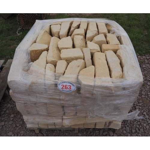 263 - Pallet of Cotswold stone