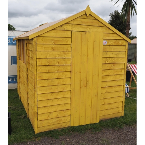 328 - Forest treated garden shed 8 x 6ft