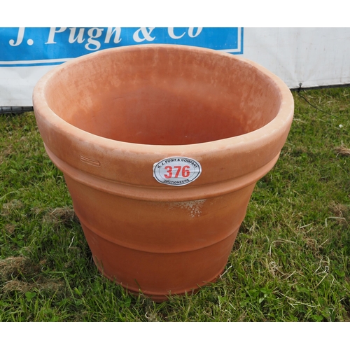 376 - Handmade terracotta Tuscan pot, frost proof 70cm