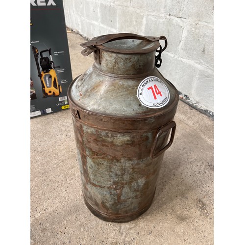 74 - Vintage milk churn