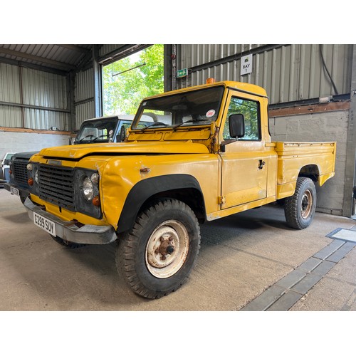 268 - Land Rover Defender 110. C Reg. No MOT, 2.5 naturally aspirated. Key in office