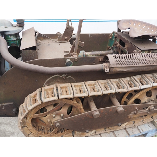 390 - Ransome MG 40 crawler tractor with Boughton winch and scraper blade SN 14044