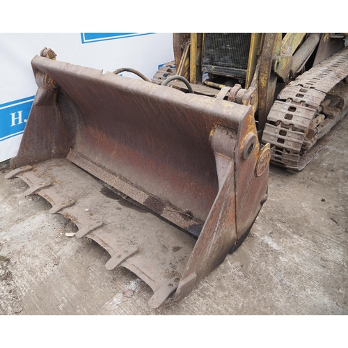 398 - Bristol Taurus mk 1 track shovel. C/w Drott 4 in 1 loader, rear belly weights, tracks are free. Reg.... 