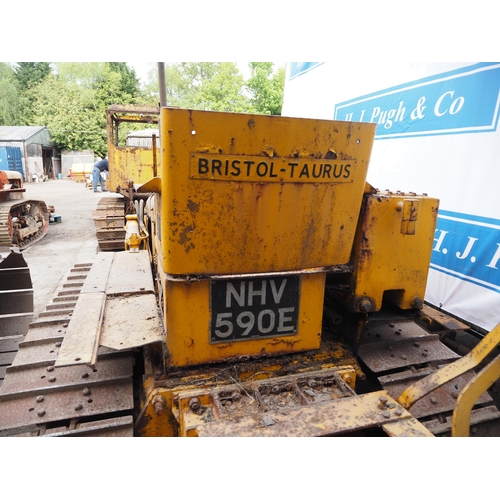 399 - Bristol Taurus mk 1 bulldozer. C/w Boughton winch, serial no. 20339, tracks are free. Reg. NHV 590E