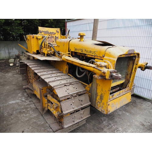 399 - Bristol Taurus mk 1 bulldozer. C/w Boughton winch, serial no. 20339, tracks are free. Reg. NHV 590E