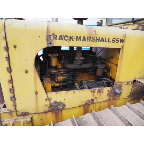 400 - Track Marshall 55 W crawler. Ex forestry ploughing tractor, tracks are free, was running when stored... 